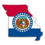 Missouri Map State Seal